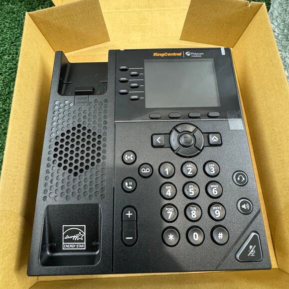 Polycom VVX 350 6-Line IP Desk Phone - Black - Picture 2 of 8